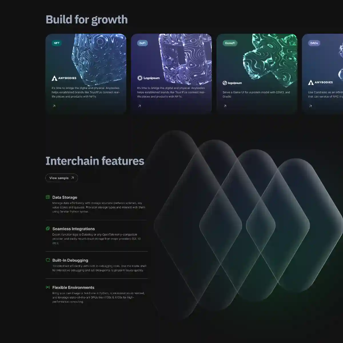 Condramo technical architecture and design system interface