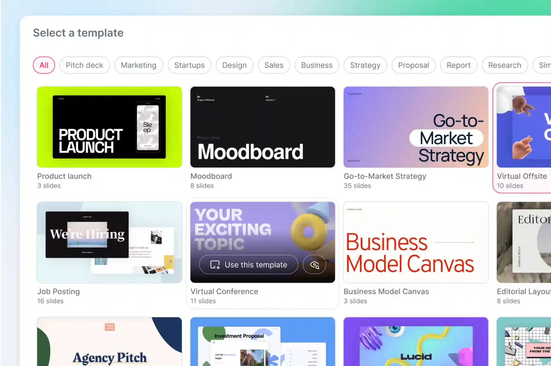 GenDeck design mockup interface 2